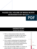 Packed Cell Volume, Red Cell Indices