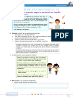 Anexo de Sesiones de Aprendizaje - Semana 2 - UD IX - Editora Quipus Perú