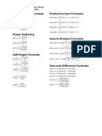 Trig Ref Sheet