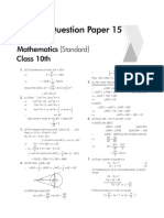 CBSEMath XTH Standard SP15