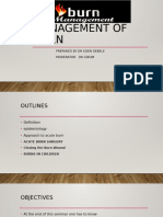 Acute Management of Burn by Eden