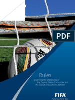 FIFA - Rules Governing The Procedures of The Players' Status Committee and The Dispute Resolution Chamber