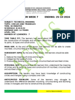 SS1 Technical Drawing Lesson Plan Week 7