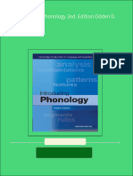 Introducing Phonology 2ed. Edition Odden D. 2024 Scribd Download