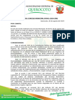 ACUERDO DE CONCEJO MUNICIPAL Nº041 - Canon y Sobre Canon