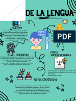 Documento A4 Mapa Mental de Proyecto Creativo Doodle Aguamarina