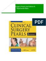 Full Download Clinical Surgery Pearls 2nd Edition R. Dayananda Babu PDF