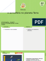 A Atmosfera No Planeta Terra: Ciências