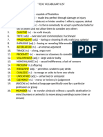 Teoc VOC. LIST REG With Definitions