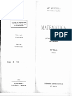 1-Ary Quintella - Matemática para A Primeira Série Ginasial - 106 Ed. 1963