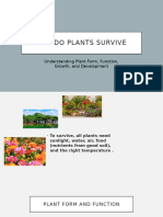 How Do Plants Survive: Understanding Plant Form, Function, Growth, and Development