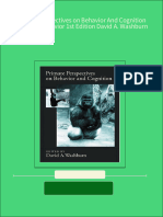 Instant Download Primate Perspectives On Behavior and Cognition Decade of Behavior 1st Edition David A. Washburn PDF All Chapter