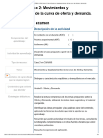 Examen - (APEB1-10%) Caso 2 - Movimientos y Desplazamientos de La Curva de Oferta y Demanda