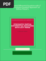 Get Stochastic Partial Differential Equations with LГ vy Noise An Evolution Equation Approach 1st Edition Peszat S. free all chapters