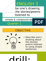 Q1 WEEK 1 ENGLISH-Describe One's Drawing