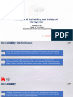 Analysis of Reliability and Safety of System