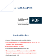 Lecture#4. Primary Health Care (PHC)