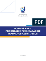 Normas para Produção e Publicação de Trabalhos Cientificos Na UniSave-versão 13.08.2020-1