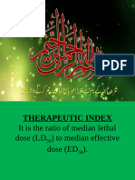 Therapeutic Index... #PPT