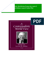 Immediate Download A Contextualistic Worldview Essays by Lewis E Hahn 1st Edition Lewis E Hahn PHD Ebooks 2024