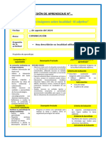 26 de Agosto - Comunicacion - Segundo Grado