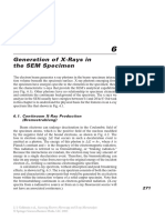 Generation of X-Rays in The SEM Specimen: 6.1. Continuum X-Ray Production (Bremsstrahlung)