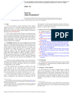 Residue of Specified Penetration: Standard Test Method For