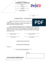 Parental Consent Form