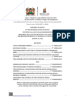 Kidero 4 Others V Waititu 4 Others (Petition 1820of2014 (Consolidated) ) 2014KESC11 (KLR) (29august2014) (Judgment)