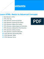 HTML All Topics 