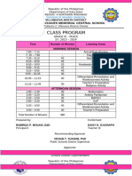 Class Program