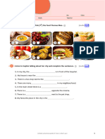 WhatsUp - 6 - Test - A - B FOOD, SHOPS, PREPOSITIONS, TO BE AND THERE PAST SIMPLE