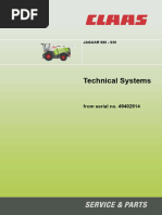 Claas Jaguar 980 970 960 950 940 930 Technical Systems (From Serial No. 49402914)