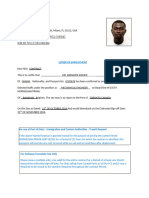 Mr. Ebenezer Kwofie NCL Job Employment Letter