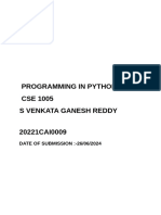 Assigment1 Python