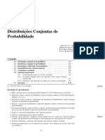 Capitulo 5 - Distribuicoes Conjuntas de Probabilidade