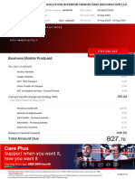 Business Mobile Postpaid: Tax Invoice and Tax Credit Note