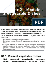 Quarter 2 - Module 2 Vegetable Dishes