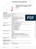 Datasheet Módulo de Seguridad SCHNEIDER Harmony XPSUAF13AP