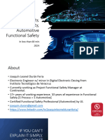 Safety, Functional Safety, Automotive Functional Safety: in Less Than 60 Min 2024