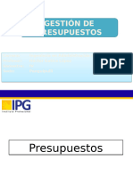 Gestión de Presupuestos 2024 Clase Ii