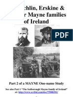 The Echlin, Erskine & Sinclair Mayne Families of Ireland