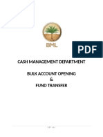 Bulk Account Opening & Fund Transfer