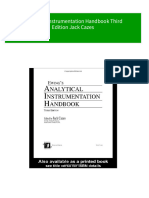 Instant Ebooks Textbook Analytical Instrumentation Handbook Third Edition Jack Cazes Download All Chapters