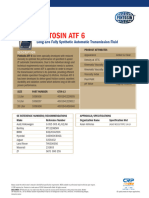 Pentosin Product Data Sheet Transmission Fluid ATF 6