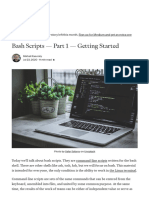 Bash Scripts - Part 1 - Getting Started - by Mikhail Raevskiy - Introduction Into BASH - Medium