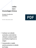 Práticas Aplicadas em Bioquímica e Imunologia Clínica: Dosagem de Glicemia Plasmática