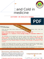 Heat and Cold in Medicine