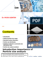 Lecture 1 Particle Size Analysis