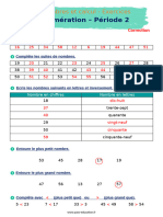 Exercices Correction Fiche de Révision Numéro 7 CP Période 2